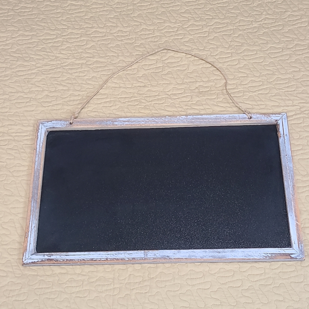 Chalkboard in Rustic Wood frame